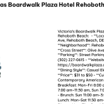 Victorias Boardwalk Plaza Hotel Rehoboth Beach