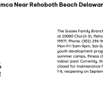 YMCA Near Rehoboth Beach Delaware